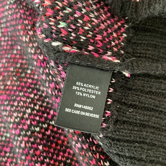 Torrid Cardigan Drop Shoulder V-Neck Button Front Heart Knit Sweater - Picture 9 of 10